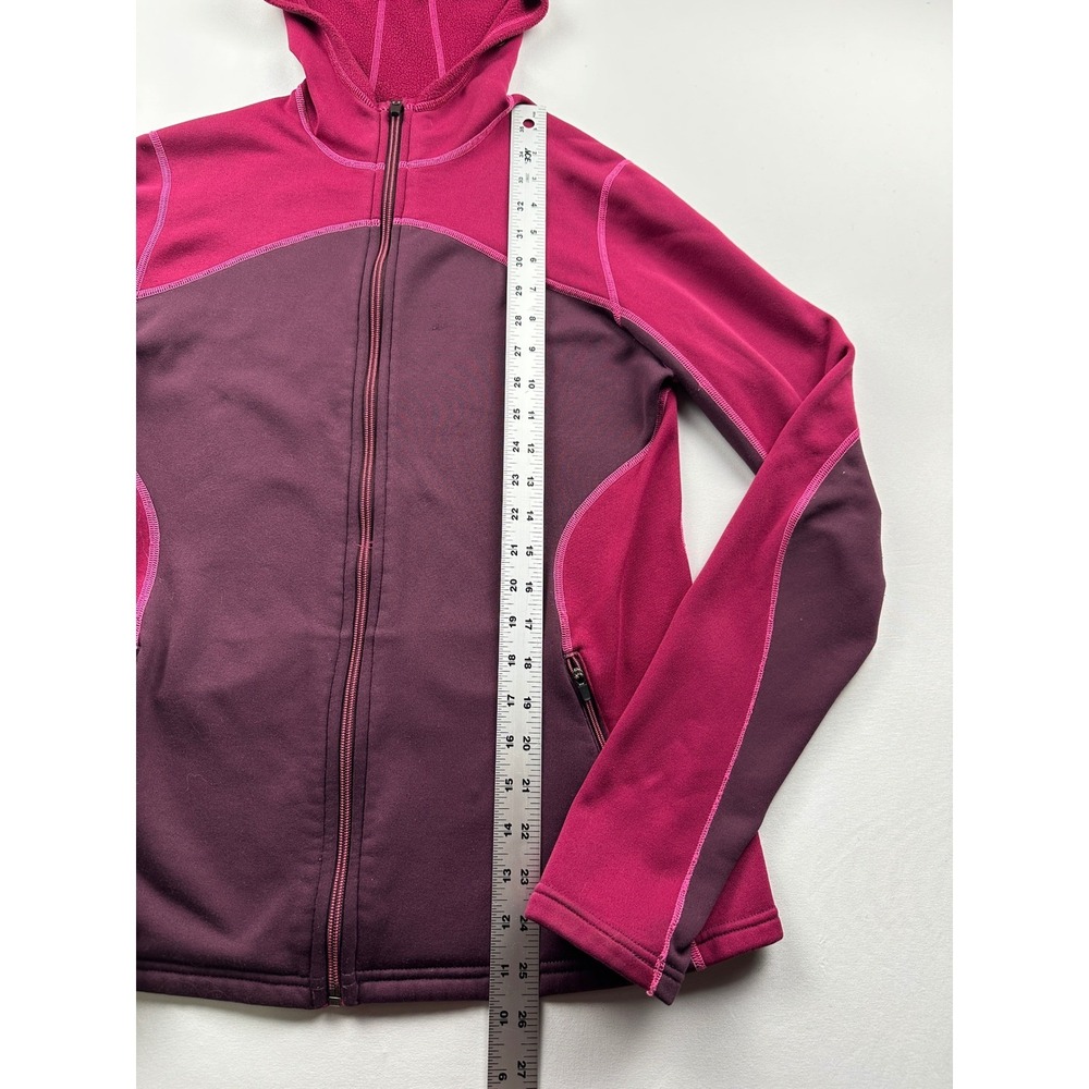 Patagonia Polartec Lightweight Full-Zip Hoody Deep Plum W's Medium Jacket - Picture 6 of 12